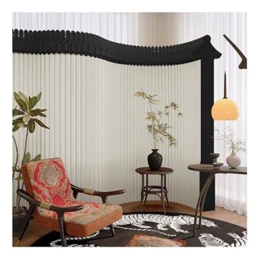 Imagem de Biombos e Divisórias Divisória De Ambiente Dobrável, Painel De Papel, Tela Divisória, Divisória De Parede Retrátil Portátil Para Sala De Estar, Quarto, Escritório, Sem Necessidade De Montagem(White,20