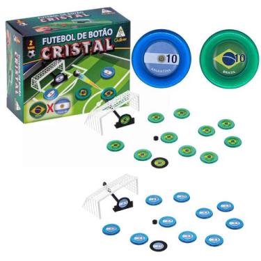 Imagem de Futebol Botão Cristal Seleções Brasil 2 Times Seleção Gulliver Brinque
