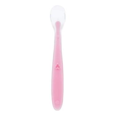 Imagem de Colher Anatômica de Silicone Buba Rosa