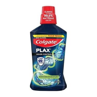 Imagem de Enxaguante Bucal Colgate Plax Controle Odor Zero Alcool 500ml