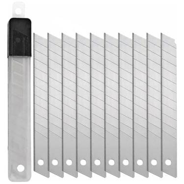 Imagem de Lâmina para Estilete 9mm Estreito MP-453 Masterprint Estojo com 10 Lâminas