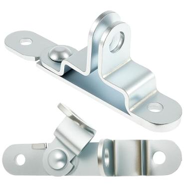 Imagem de 2 travas de porta de reboque de carga, ferrolho de bloqueio de rampa resistente, barra de bloqueio de reboque fácil de instalar, trava fechada multiuso para carros de corrida, automóveis, motocicletas
