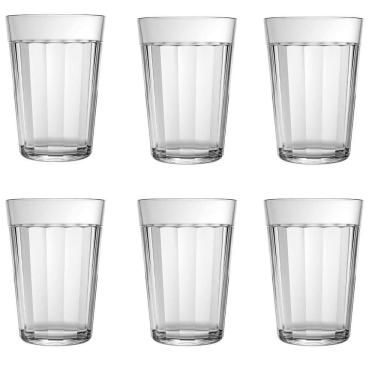 Imagem de Jogo 12 Copo Americano Em Vidro Long Drink 300Ml Nadir