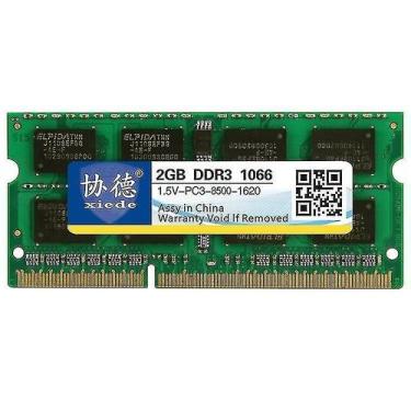 Imagem de Conjuntos de acessórios de computador xiede x092 ddr3 1066mhz 2gb 1.5v