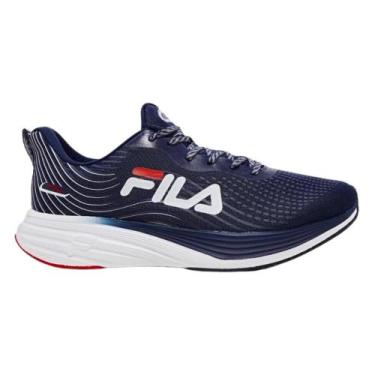 Imagem de Tênis Fila Racer Curve 2 Masculino - Marinho/Branco/Vermelho, 42