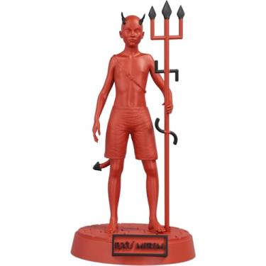 Imagem de Estátua Exu Mirim Imagem Umbanda Candomblé - Exumirim - Versão 2 (Cor Sanguis Obscurus)