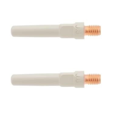 Imagem de eMagTech 2 pontas de contato de soldagem de 45 x 0,8 mm compatíveis com equipamento de soldagem MIG 15AK