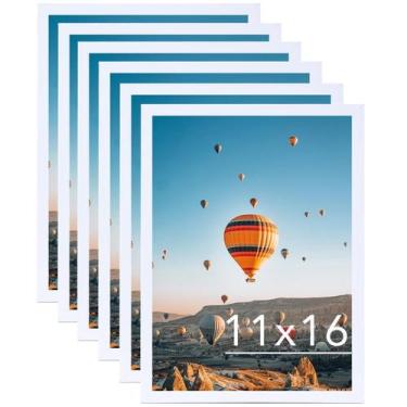 Imagem de Conjunto de molduras para fotos JCJMY 11x16cm branco horizontal/vertic
