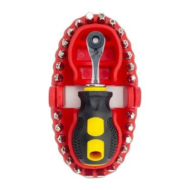 Imagem de Jogo De Chaves De Fenda Magnéticas - Ferramentas de Reparação Portáteis de Alta Dureza - Bits de Chave de Fenda com Design Anti-Derrapante | para Automóvel, Móveis, Eletrodomésticos, Industrial e