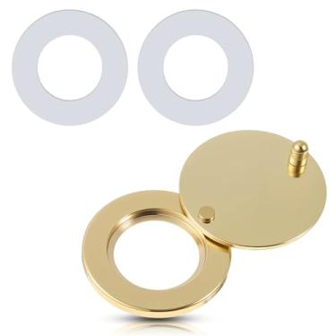 Imagem de Capa de olho mágico, protetor de olho mágico de segurança doméstica, capa de visualização de porta de privacidade com ferramentas de instalação autoadesivas (ouro)