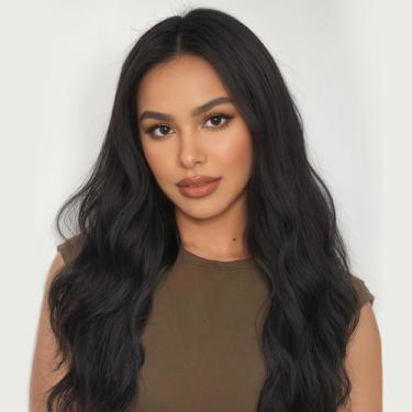 Imagem de Peruca WIGNEE U Part 18" 100% cabelo humano brasileiro 4,5 cm