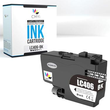 Imagem de CMYi LC406 Cartucho de tinta de substituição preto para impressora Brother MFC-J4335DW J4340DW J4345DW J4535DW J4540DW J5855DW J5955DW J6555DW J6955DW J6955DW