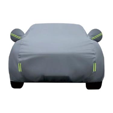 Imagem de Materiais de cobertura de carro mais espessos à prova d'água para tecido Oxford com algodão macio, protege a superfície da pintura do carro, capa de carro usada para sedãs, cupês, SUV, caminhões, etc