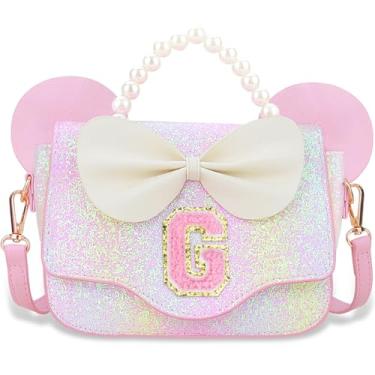 Imagem de Luchike Presentes de aniversário para meninas – Bolsa tiracolo infantil para princesas, presentes de Natal, Rosa - G