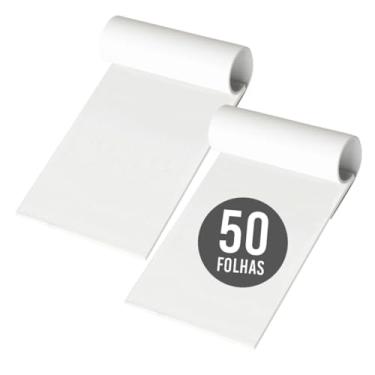 Imagem de Bloco Flip Chart Refil de Folhas para Cavalete 2 Blocos com 50 Folhas Cada