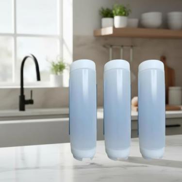 Imagem de Kit Conjunto 3 Bisnaga Invertida Profissional 710ml Molho Calda Ketchup Hotdog Maionese Molhos Catchup 24oz Cor Branco FIFO Transparente Foodtruck Válvula Resistente