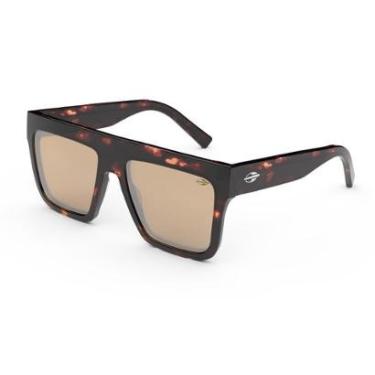 Imagem de Óculos Solar Mormaii M0128f2181  Brilho Demi Lente Dourado Espelhada-Feminino