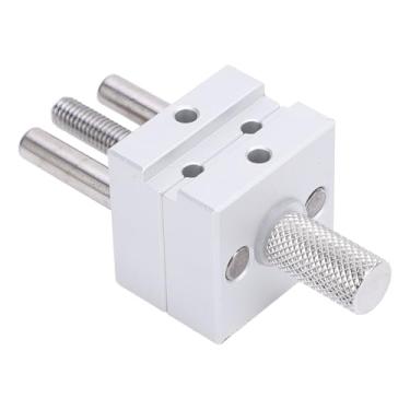 Imagem de Hyuduo Mini Braçadeira de Torno Ajustável, Ferramenta de Fabricação de Joias de Aço Inoxidável Com 14 Hastes para Polimento de Modelo Artesanal de Reparo de Relógio, Torno Portátil Compacto para