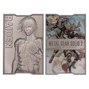 Imagem de FaNaTtik Metal Gear Solid 2 Collectible Metal Raiden Ingot – Officially Licensed Merchandise, Limited Edition 5,000 Worldwide, Numbered with Display Stand