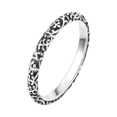 Imagem de Anel De Flor E Vaga-lume Empilhável Em Prata 925 Para Mulheres, Joia F