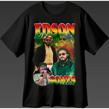 Imagem de Camisa Edson Gomes Reggae Lançamento Novo, Preto, GG