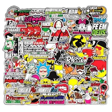 Imagem de SPORTINOX, Adesivo Moto Carro Skate Desenhos Variados Cartela 250 Un