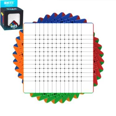 Imagem de Bukefuno MoYu Meilong Cubo de quebra-cabeça de velocidade 13 x 13 cubos mágicos sem adesivo 13 x 13 x 13 brinquedos para sala de aula