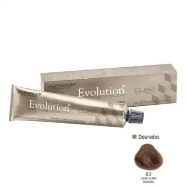 Imagem de Coloração 8.3 Louro Claro Dourado Alfaparf Eoc Cube 60ML