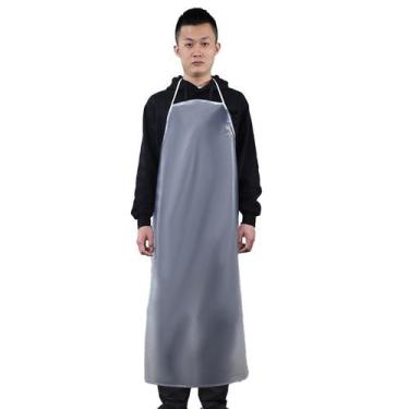 Imagem de Avental de TPU impermeável para homens e mulheres - óleo transparente 