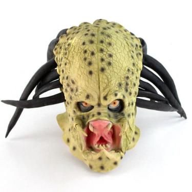 Imagem de Máscara Alien Predators Latex Face Cosplay Costume Pr - yiweisai