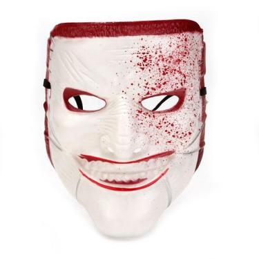 Imagem de Máscara de cosplay Scary Bloody Man Halloween Prop Plastic - yiweisai