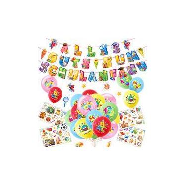 Imagem de Decorações de festa de volta às aulas, 15 peças Schulanfang German - y