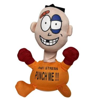 Imagem de Brinquedo de pelúcia Doll Punch Me Anime 23 cm em algodão e pelúcia - 