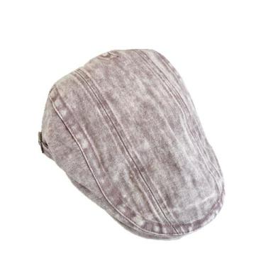 Imagem de Chapéu vintage Herringbone Flat Cap Ivy Gatsby Newsboy unissex - yiwei