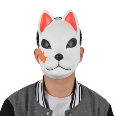 Imagem de Máscara de cosplay Sabito Latex Full Face para fantasia de Halloween -