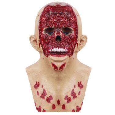 Imagem de Máscara Rotten Walker Latex, capa facial completa, fantasia de Hallowe