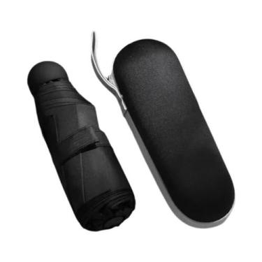 Imagem de Guarda-chuva Portátil Feminino Pequeno De Dupla Utilização Em Cor Sóli