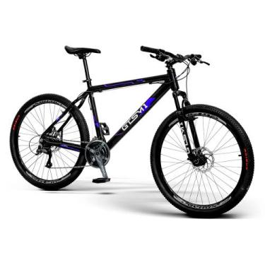 Imagem de Bicicleta 26 GTS M1 Freio a Disco 21v Suspensão Walk New - GTSM1, Pret