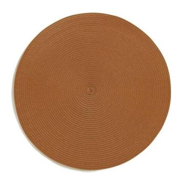 Imagem de Jogo Americano Avulso Redondo Luna Camurça 37,5 Cm Copa & Cia