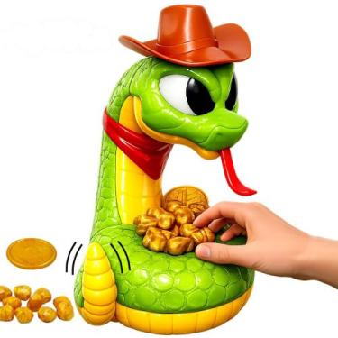 Imagem de Jogo Habilidade Pegue as Pepitas da Serpente Cobra dá Bote Mexe Rabo c