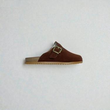 Imagem de Mule Feminino Moleca Camurção Fivela Casual Preto, Conhaque, 37