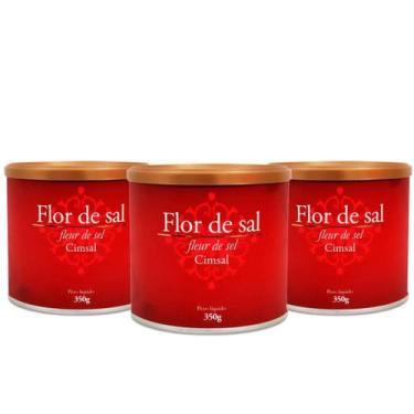 Imagem de Kit 3 Flor de Sal 350g - Cimsal