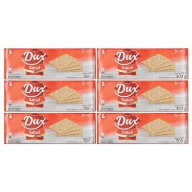 Imagem de Kit 6 biscoito colombiano dux craker salted original 300g