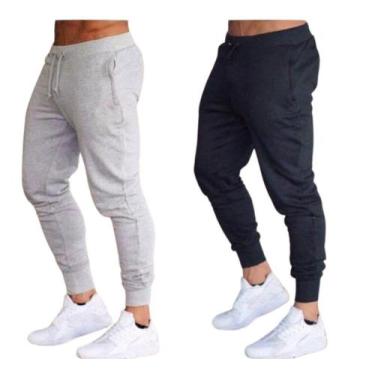 Imagem de calça moletom roupas de frio super grossa - sport - Cinza