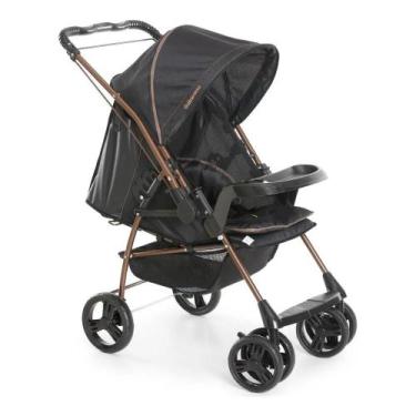 Imagem de Carrinho de Bebê Galzerano Milano Reversível III, Preto e Cobre