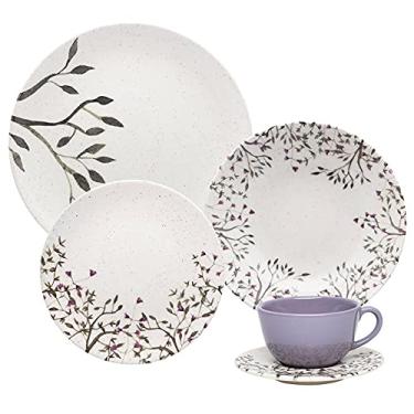 Aparelho de Jantar e Chá em Porcelana Oxford 20Pçs Maresia