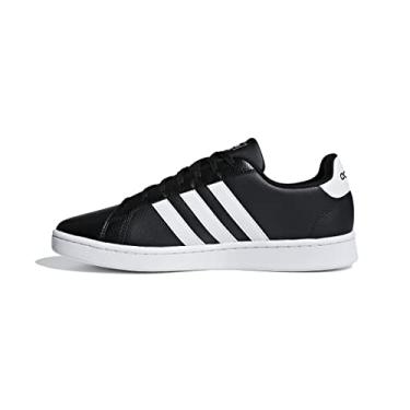 Imagem de adidas Tênis masculino Grand Court, Preto/branco/branco, 11