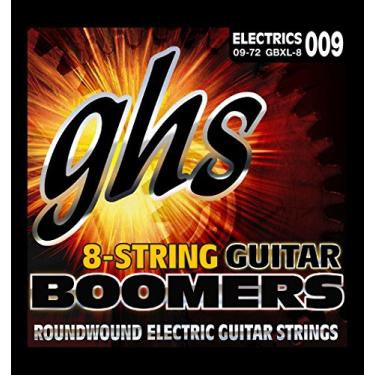 Imagem de GHS Strings Cordas de guitarra elétrica Guitar Boomers (GBXL-8), extraleve, 9-72