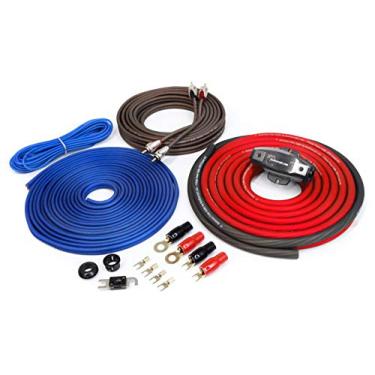 Imagem de KnuKonceptz Kolossus Kit de instalação de amplificador OFC calibre 4 - Vermelho