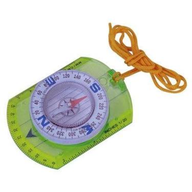 Imagem de Bússola p/ Mapa Fluorescente  - Gold Sports-Unissex